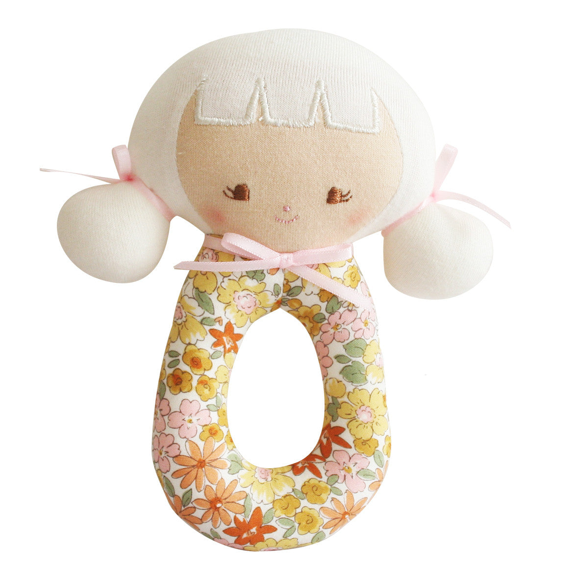 Audrey Grab Rattle 16cm Sweet Marigold