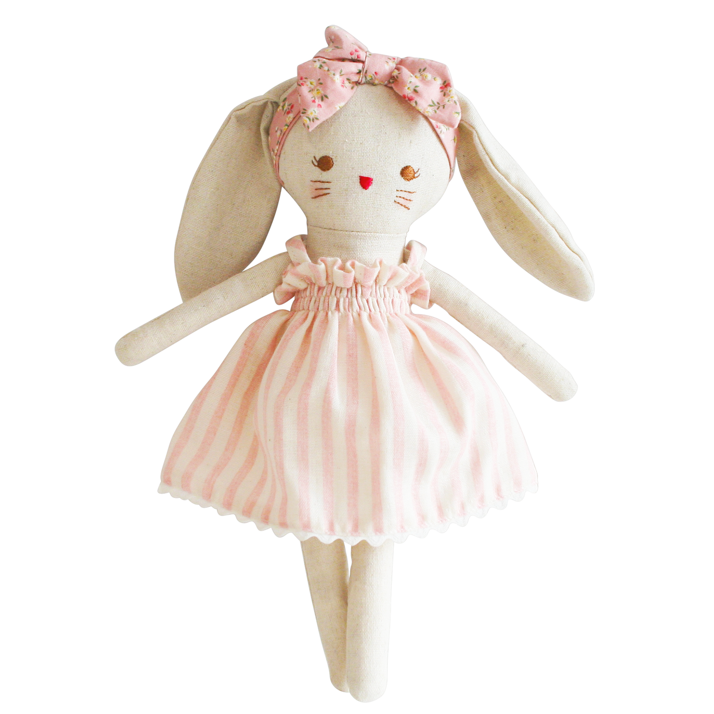 Bopsy Bunny 26cm Pink Stripe - JUNE