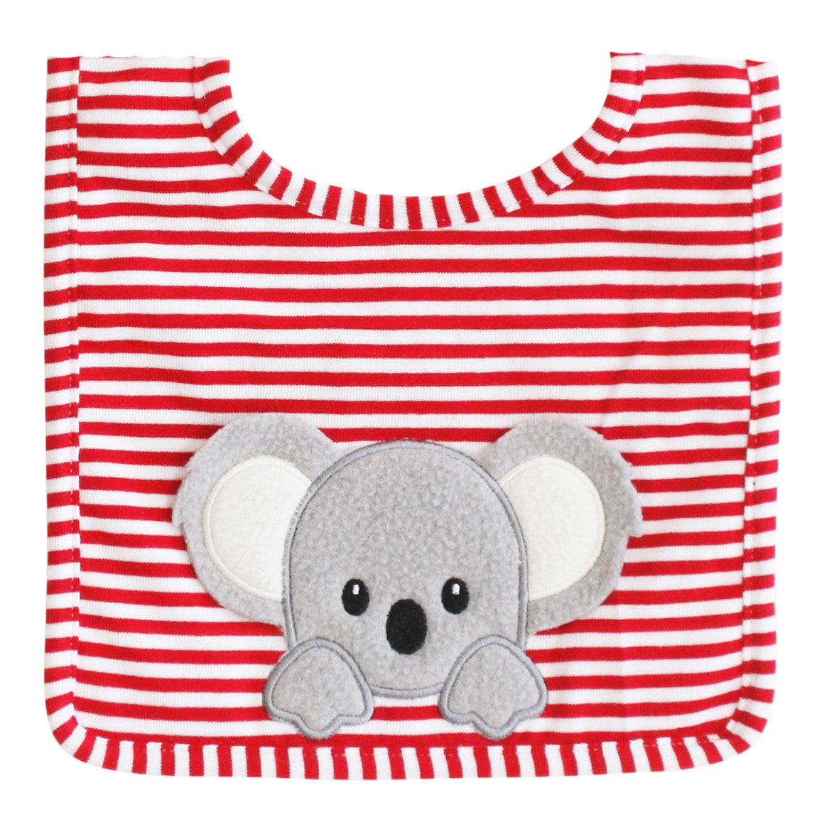 Baby Koala Bib Red