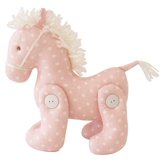 Jointed Pony Pink White Spot