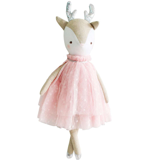 Angelica Reindeer Doll 43cm Pink