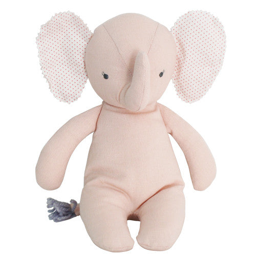 *SALE MIN 4* Baby Floppy Elephant 25cm Pink