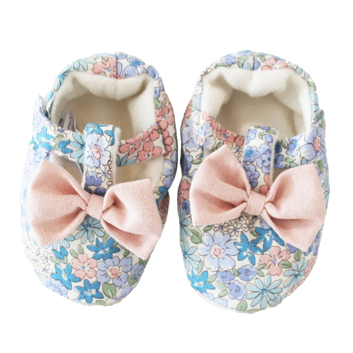 Bow Booties Lilly Blue