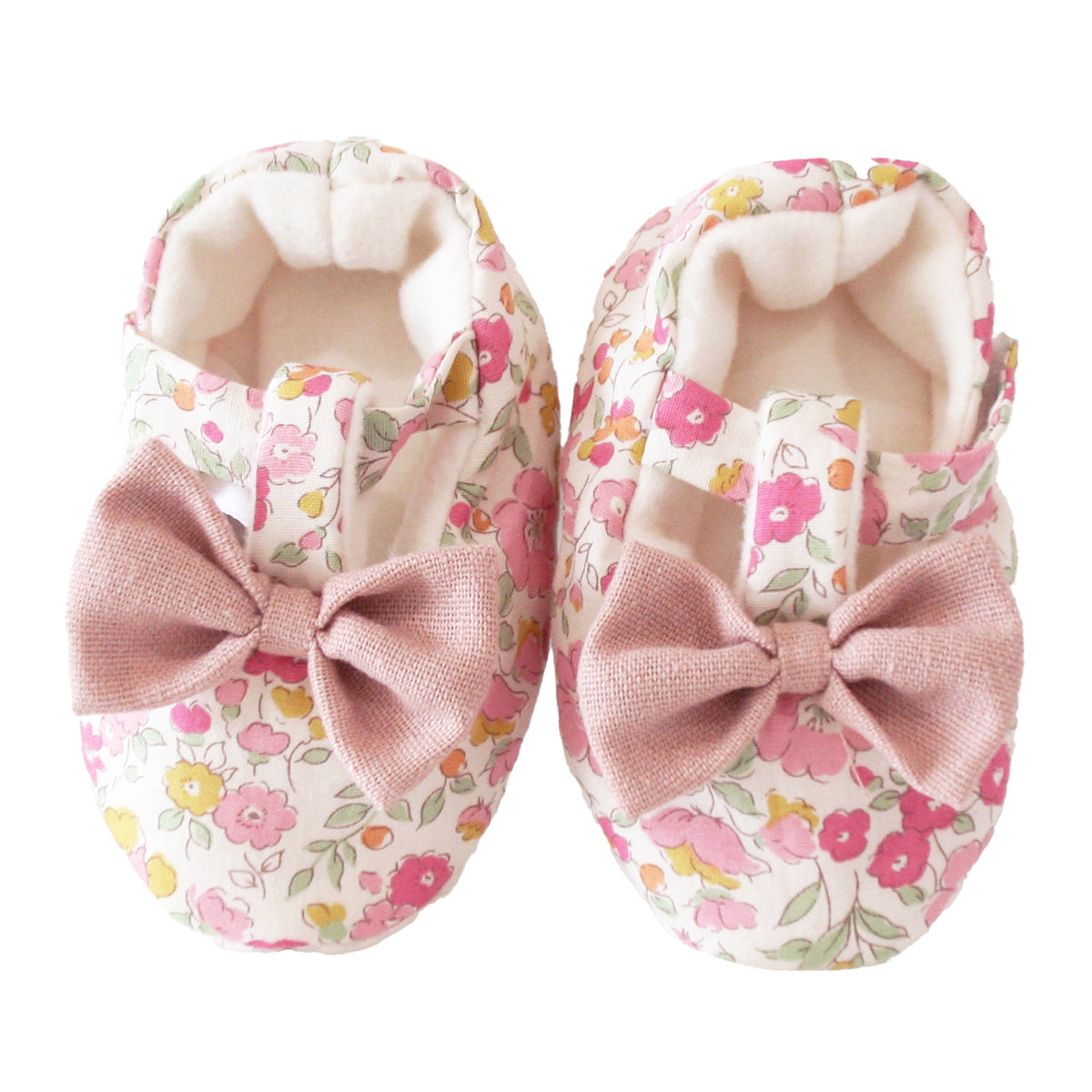 Bow Booties Rose Garden