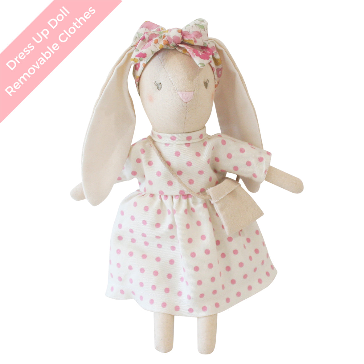Mini Sofia Bunny 27cm Berry Polka