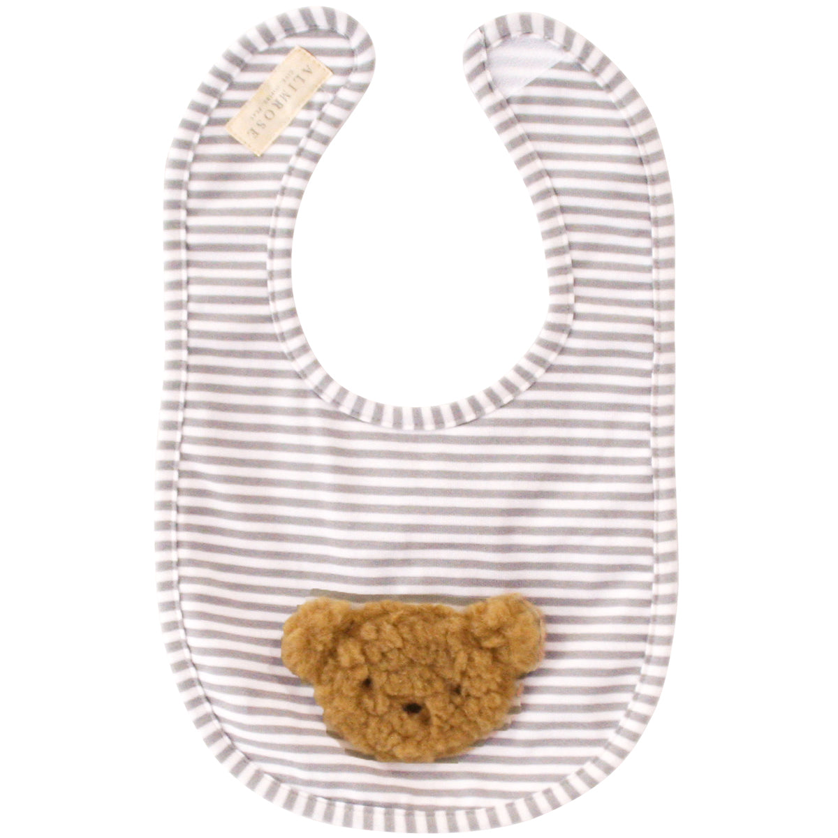 Sherpa Bear Bib Caramel