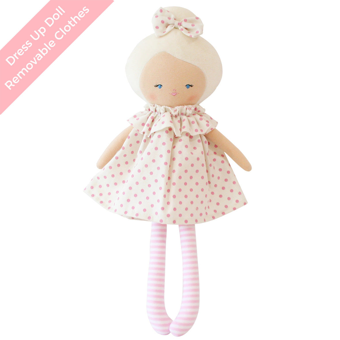 Harper Doll 43cm Berry Polka