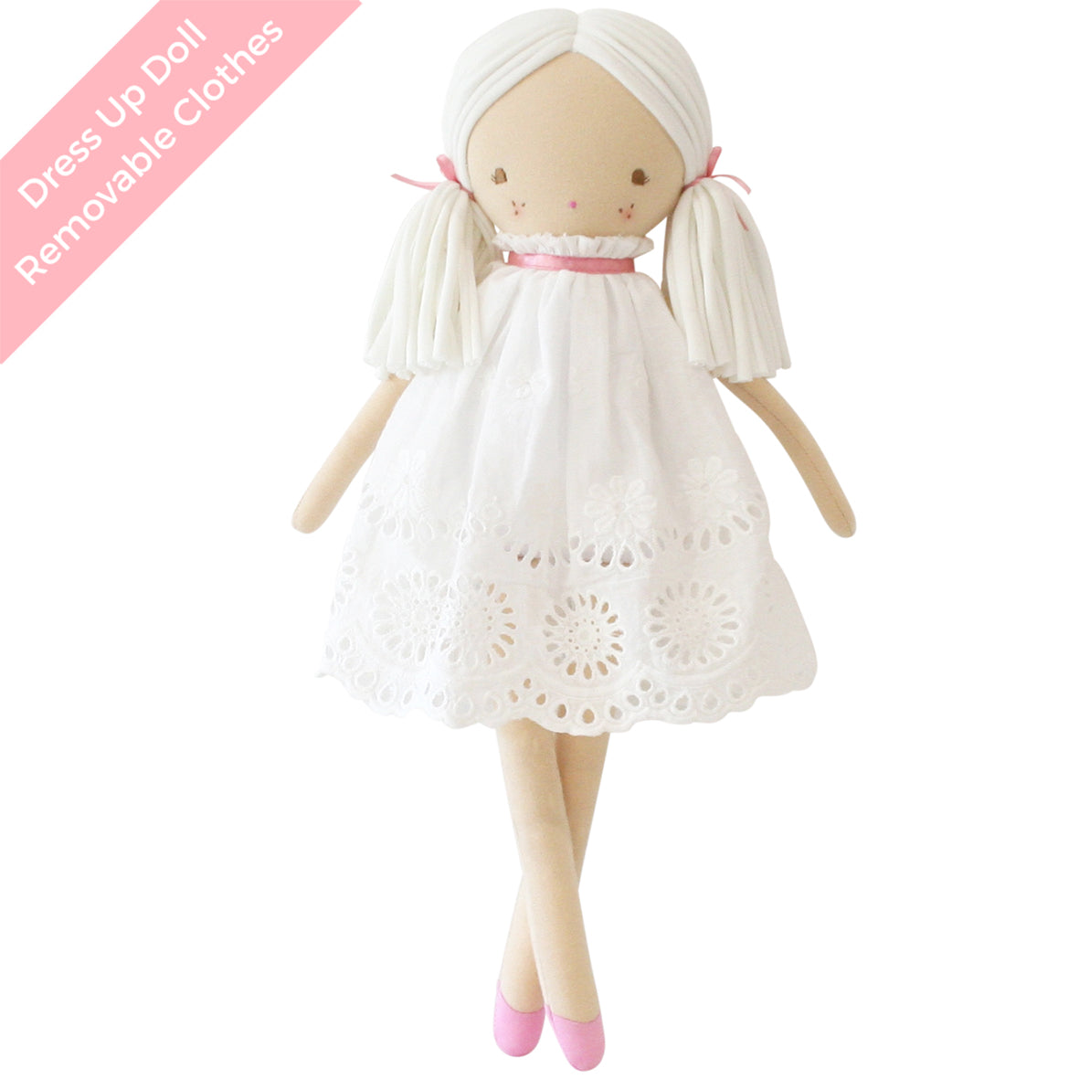 Frankie Doll 42cm Broderie Dress