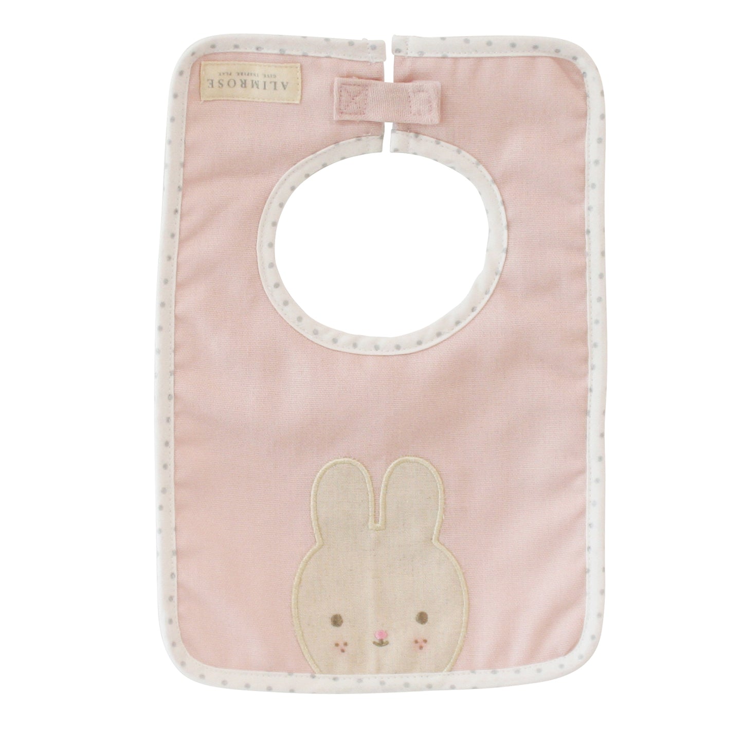 Linen Bunny Bib Pink