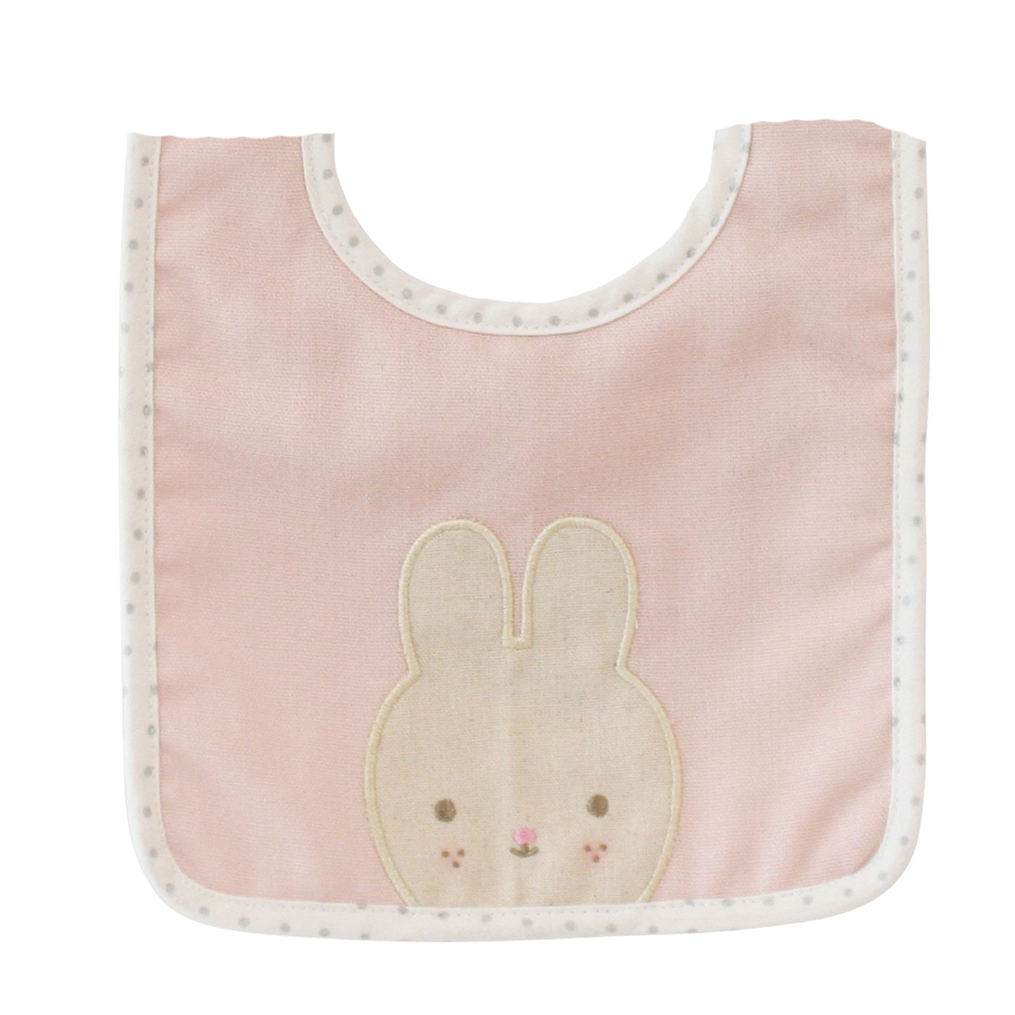 Linen Bunny Bib Pink