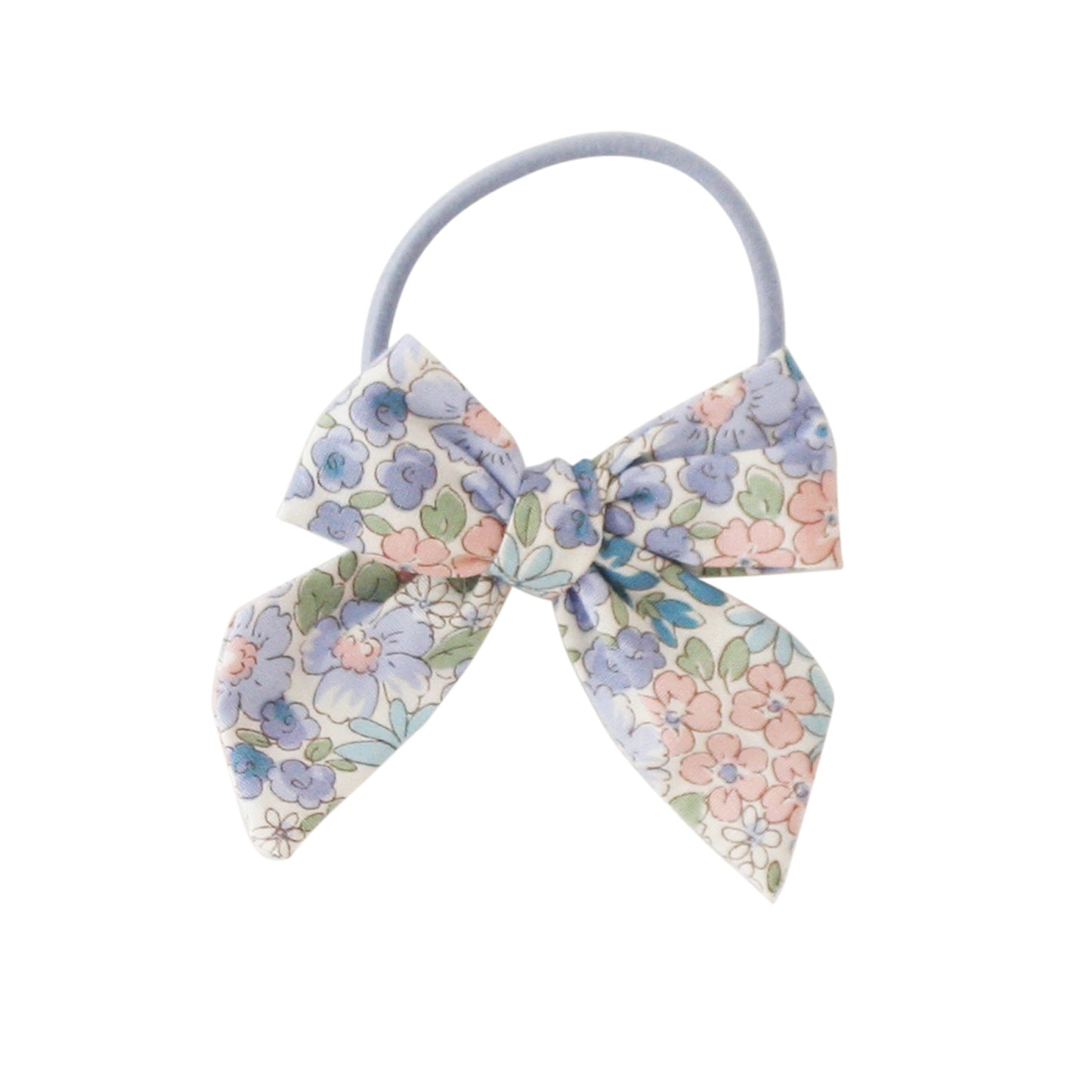 Bow Hair Tie Set Liberty Blue