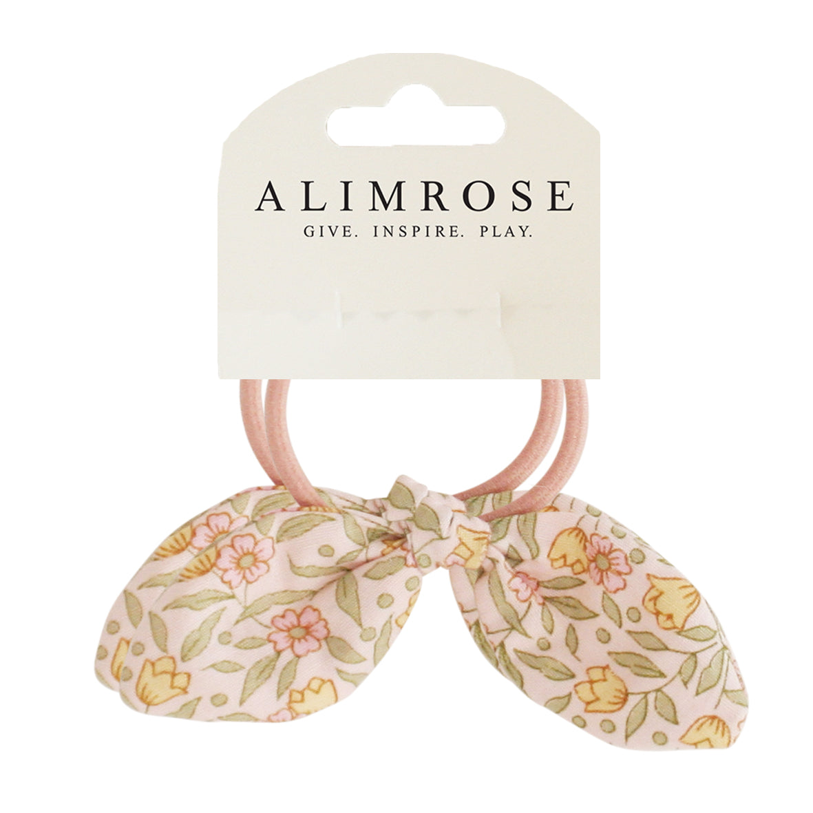 Bunny Hair Ties Set Blossom Lily Pink