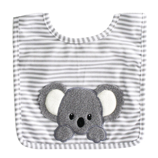 Baby Koala Bib Grey *JANUARY 2026*
