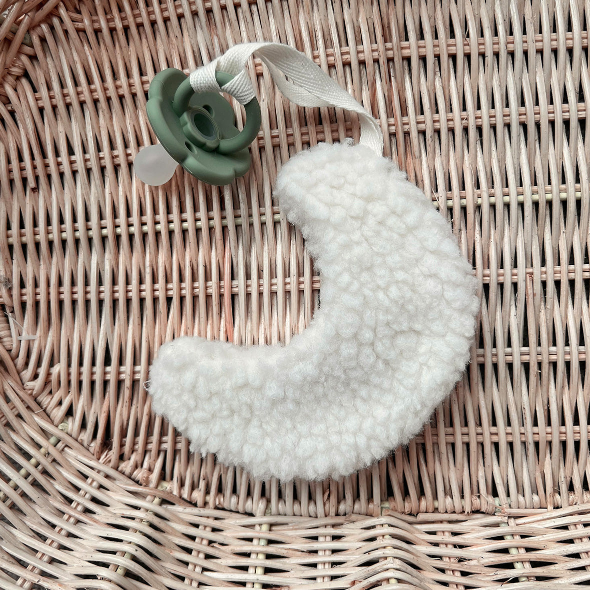 Sherpa Paci Comforter Ivory Moon
