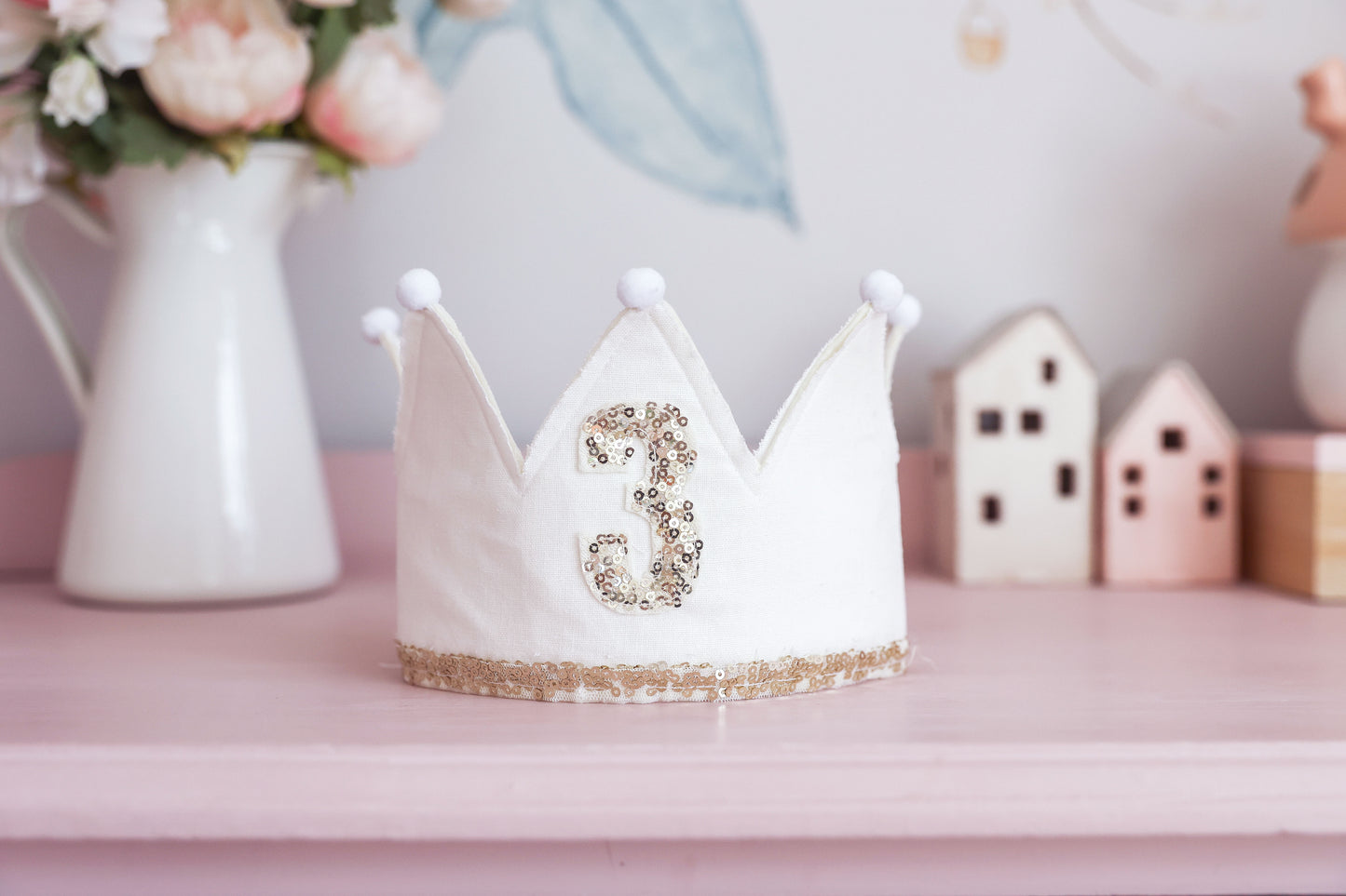 3rd Birthday Crown Ivory