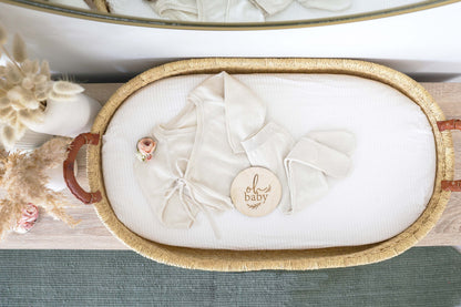 Baby Lounge Set Natural 3-6mths