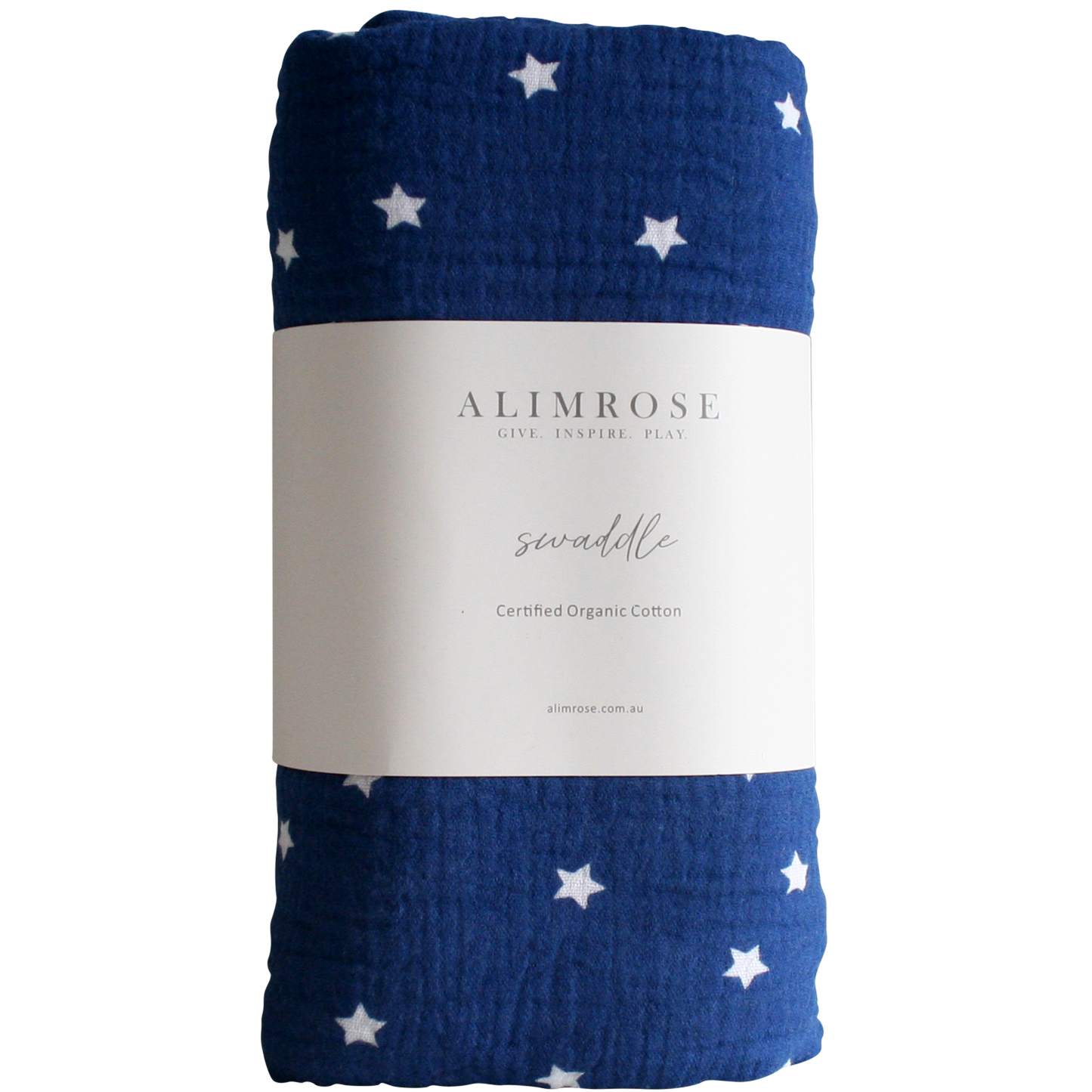 Muslin Swaddle Starry Night Navy