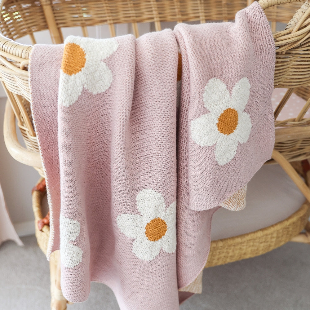 Daisy Days Baby Blanket 100cm x 80cm