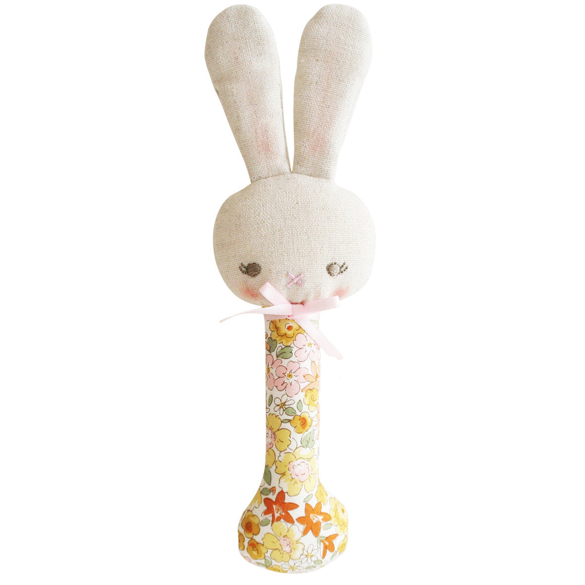 Baby Bunny Stick Rattle Sweet Marigold