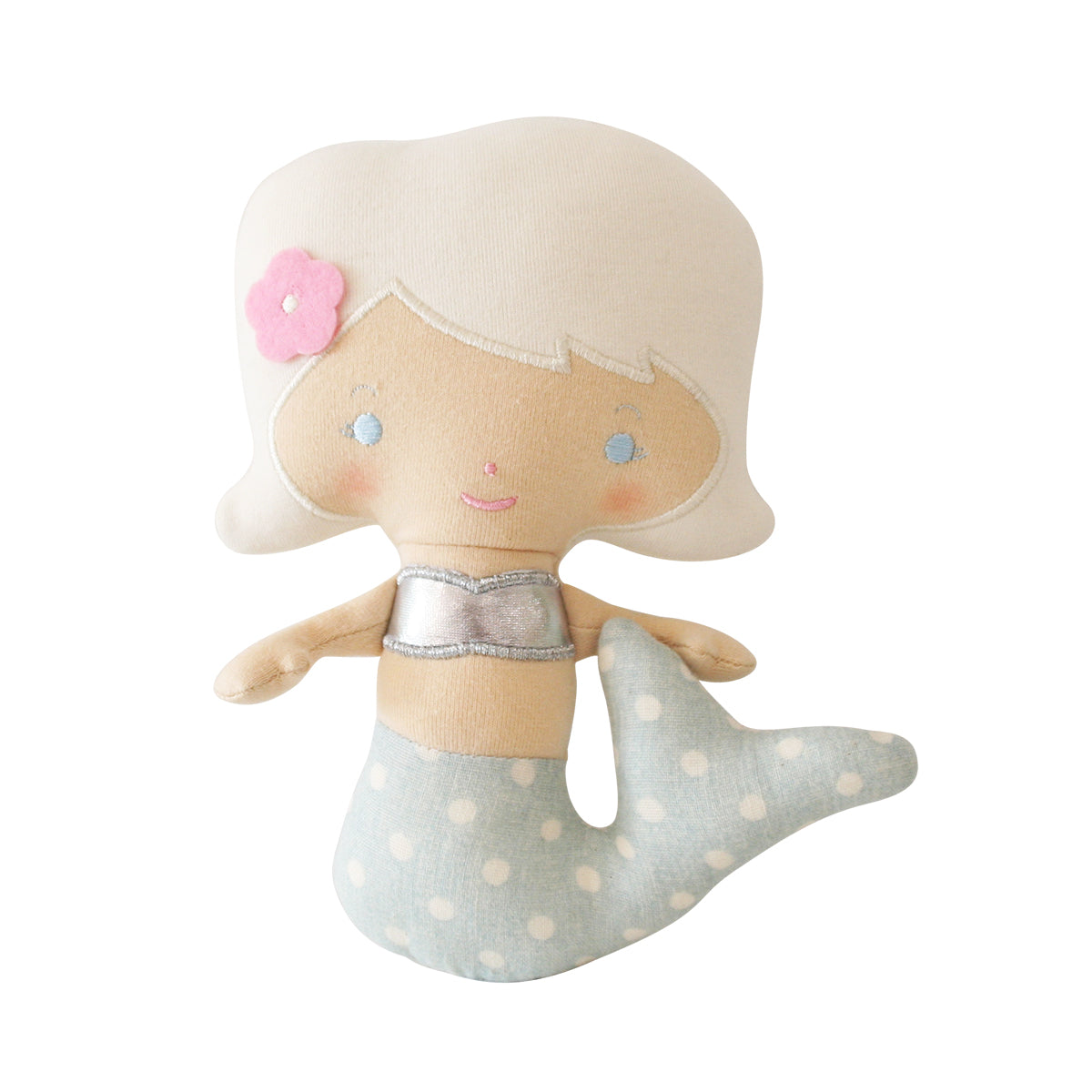 Mini Mila Mermaid Rattle 19cm Aqua