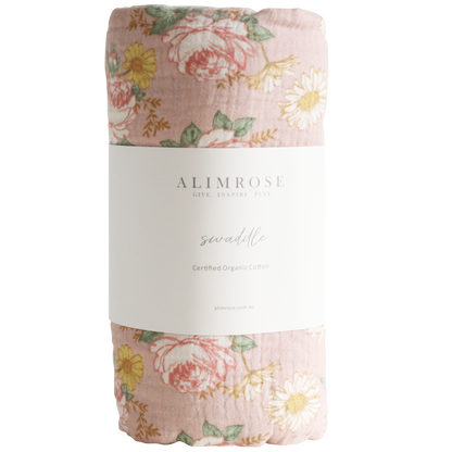 Muslin Swaddle English Garden - JANUARY 2026