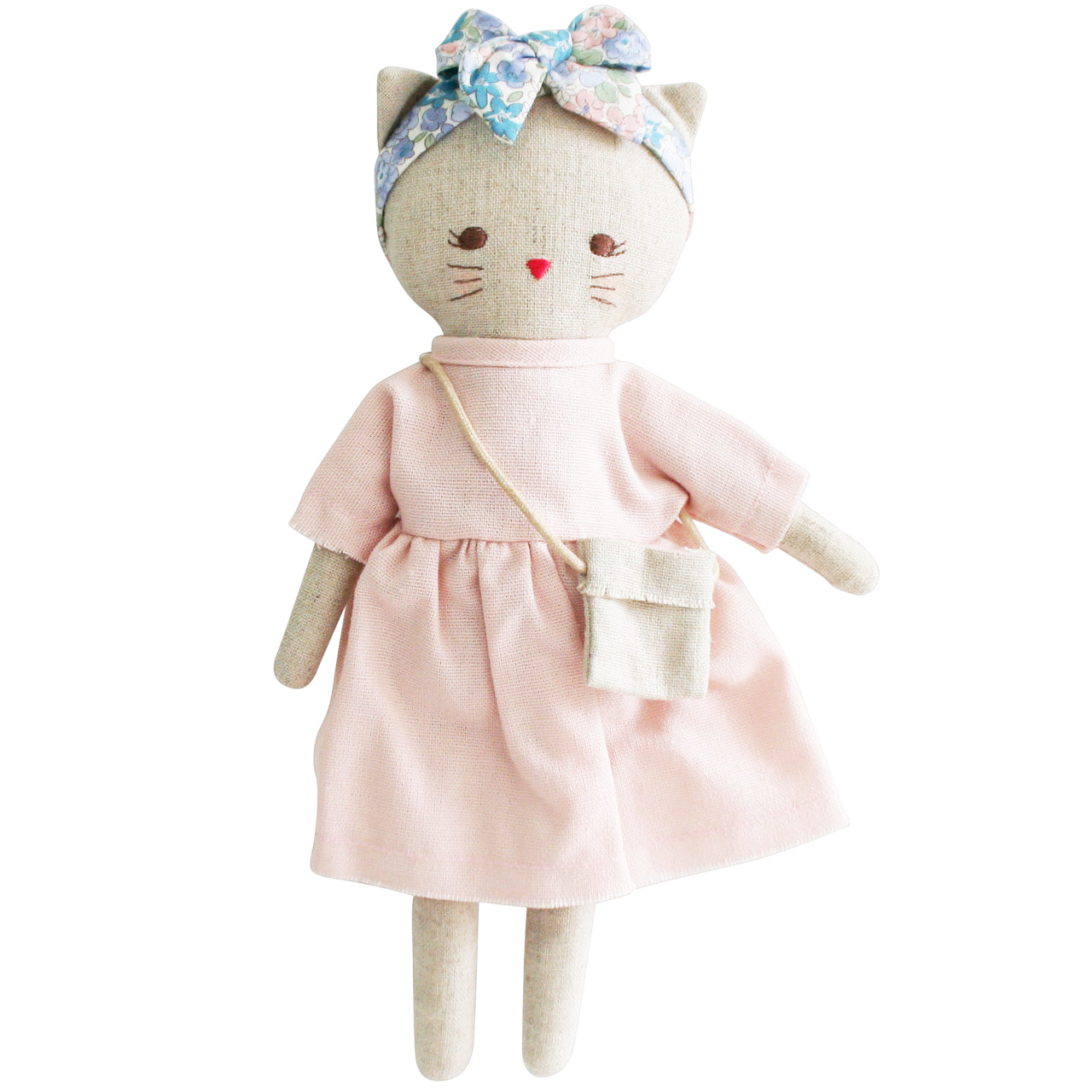 Mini Lilly Kitty 26cm Pink Linen