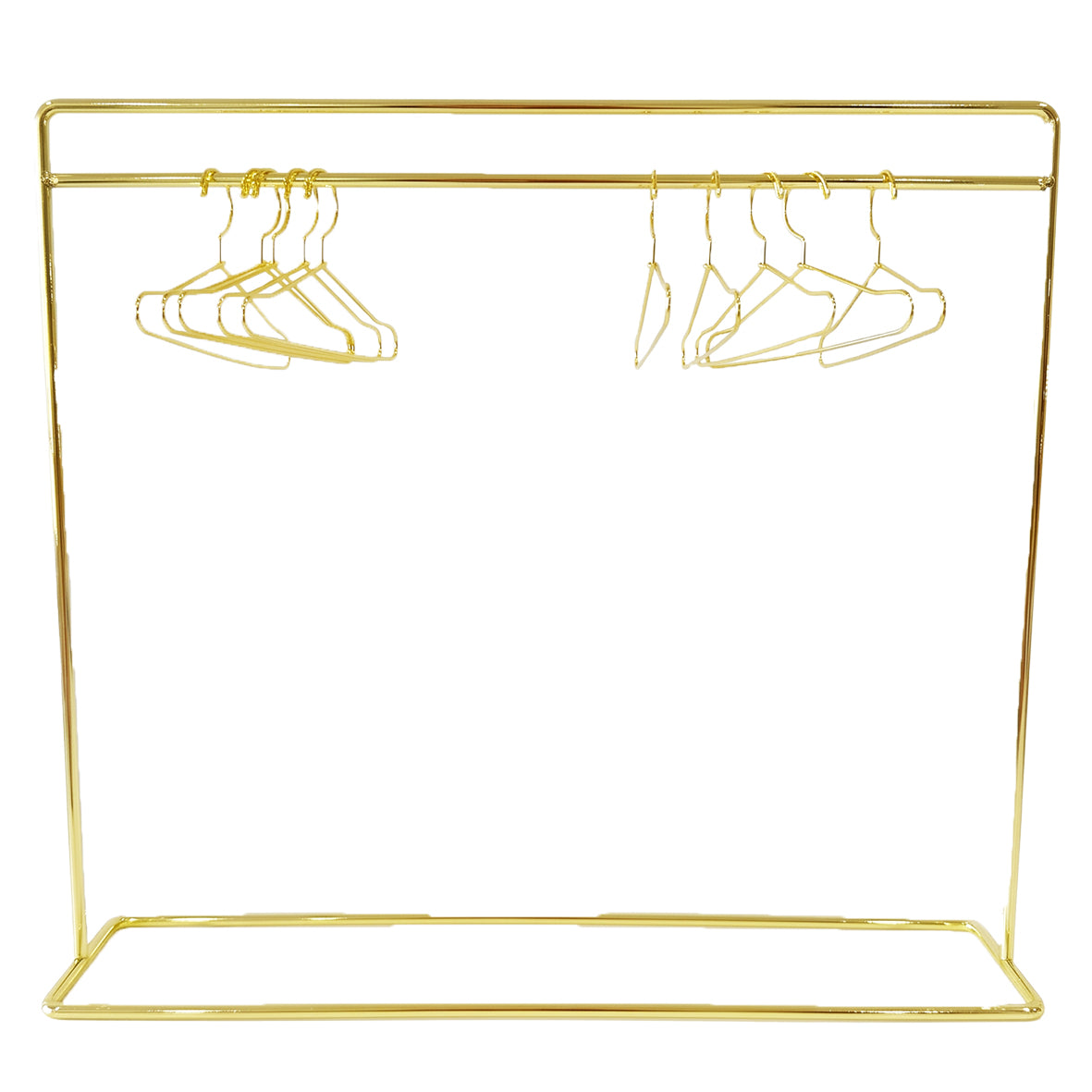 Doll Wardrobe Rack and Hanger Set