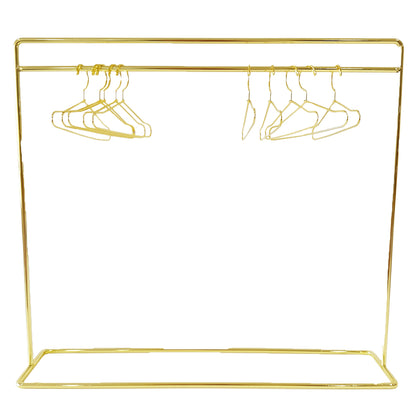 Doll Wardrobe Rack and Hanger Set