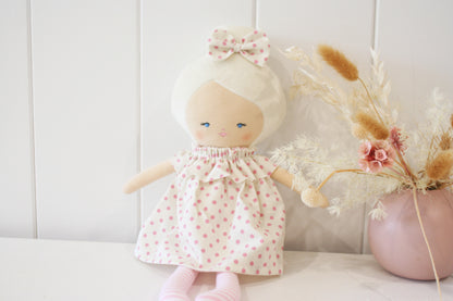 Harper Doll 43cm Berry Polka *MARCH*