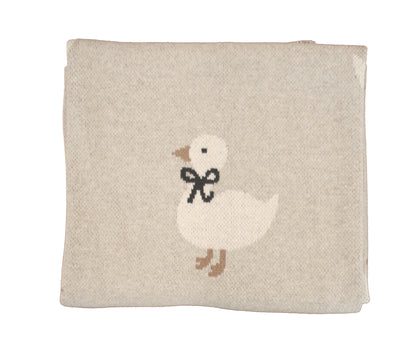 Duck Baby Blanket - Natural *MARCH*