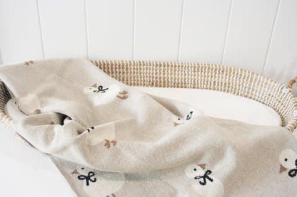 Duck Baby Blanket - Natural *MARCH*