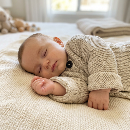 Baby Jacket Latte 0-6 mths - JULY