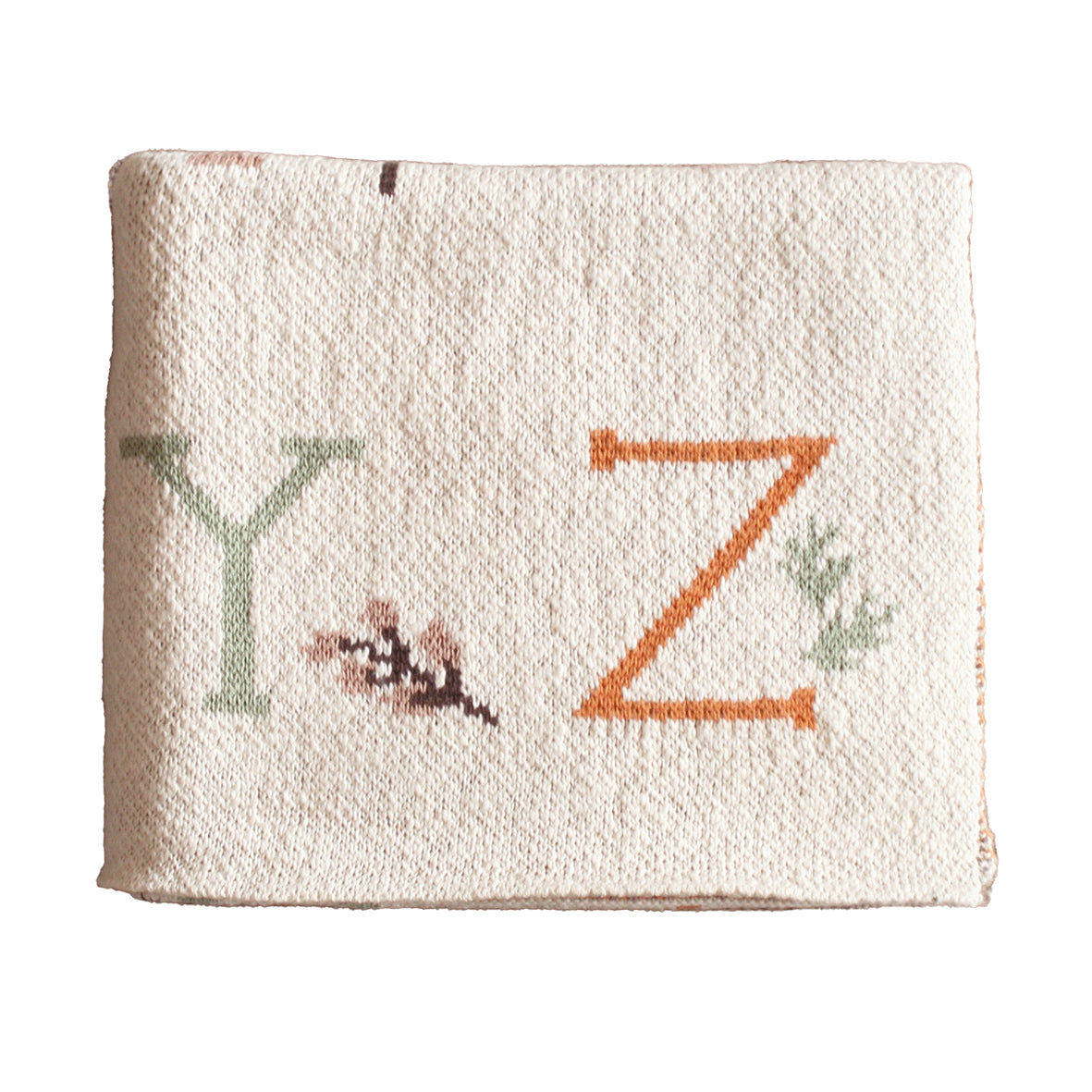 Alphabet Baby Blanket Natural *MARCH*