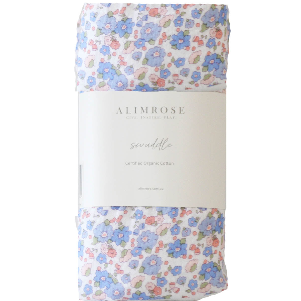 Muslin Swaddle Lilly Blue