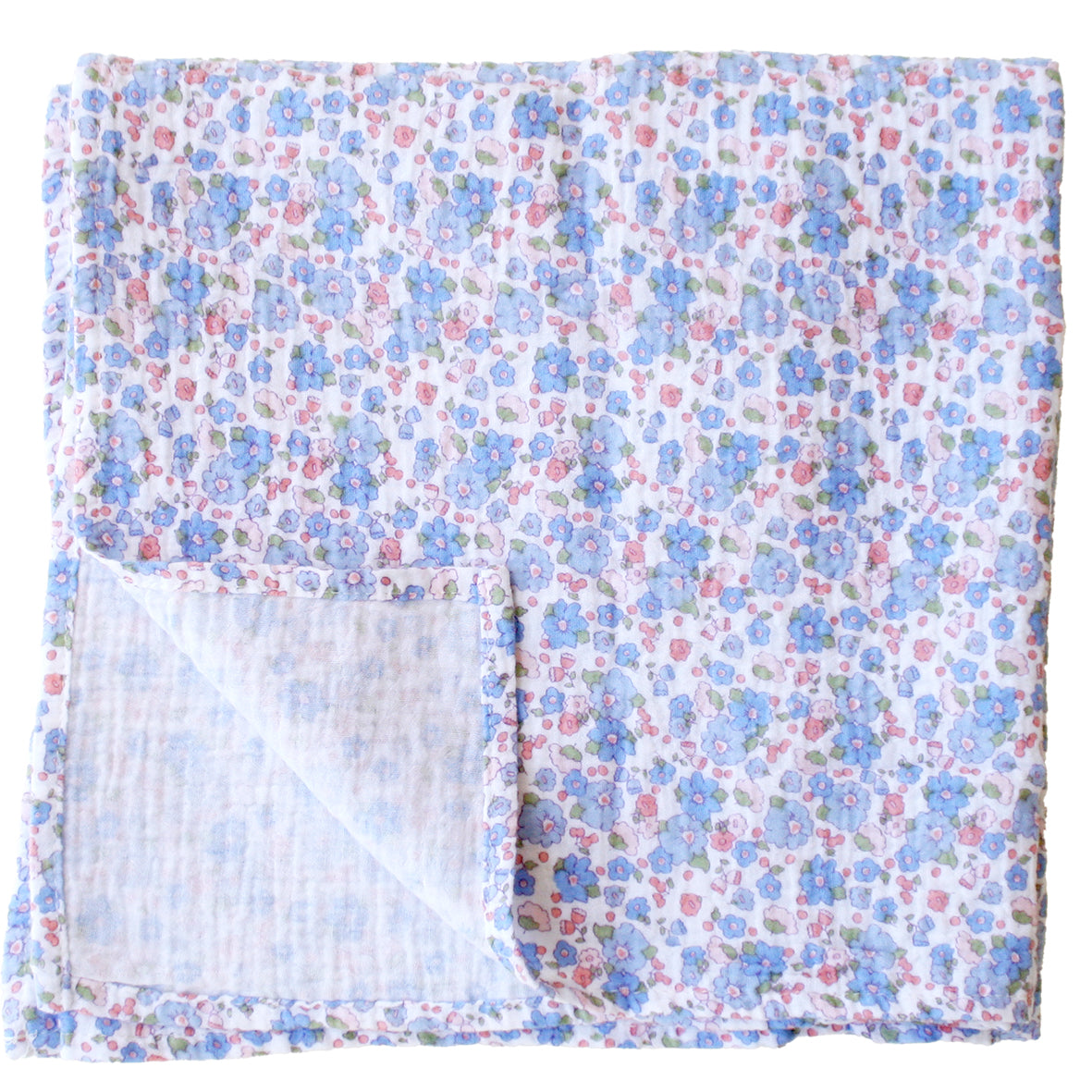 Muslin Swaddle Lilly Blue