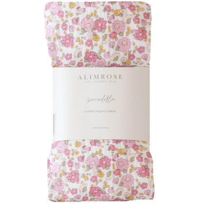 NEW!Muslin Swaddle Rose Garden