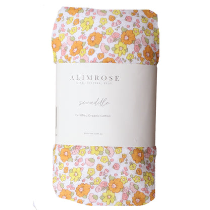 NEW! Muslin Swaddle Sweet Marigold