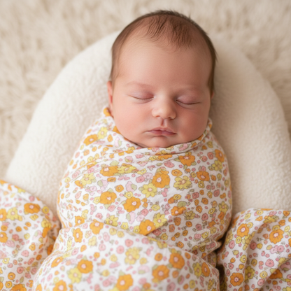 Muslin Swaddle Sweet Marigold