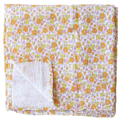 NEW! Muslin Swaddle Sweet Marigold