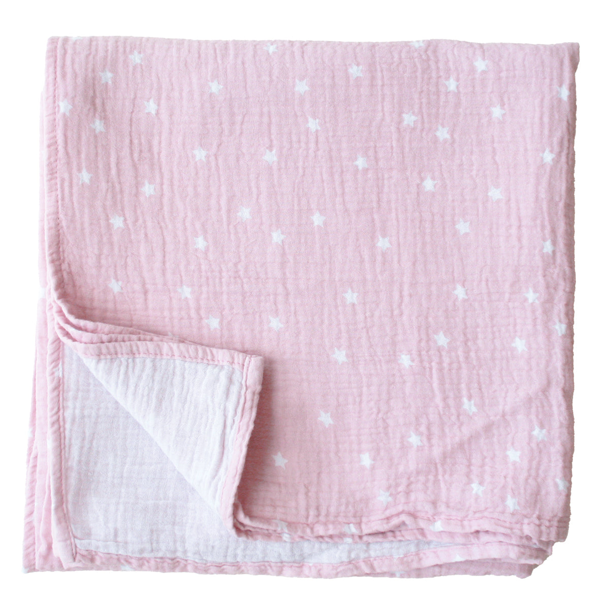 Muslin Swaddle Starry Night Pink -FEB 2026