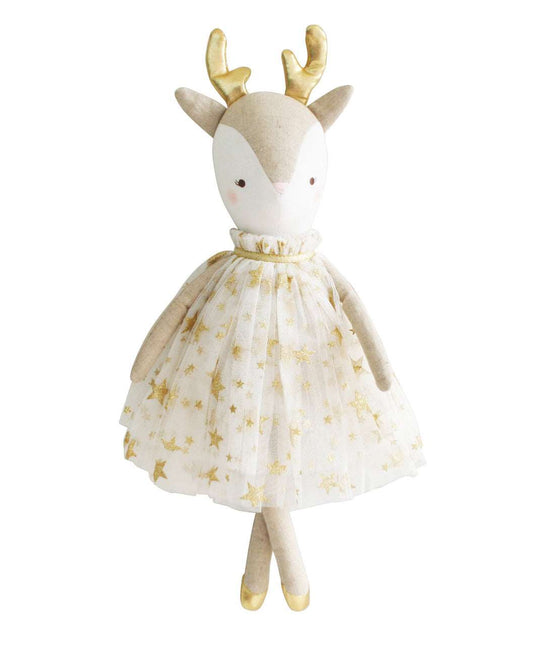 Angelica Reindeer Doll 43cm Gold