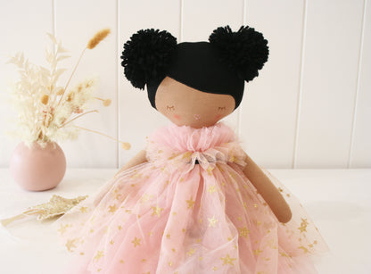 Alimrose Halle Ballerina Doll 48cm (Light Brown & Ebony)