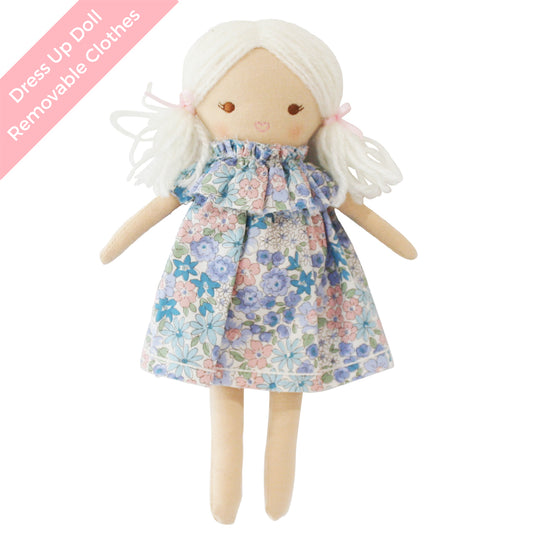 Mini Matilda Asleep Awake 24cm Liberty Blue