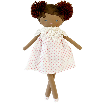 Aggie Doll 45cm Berry Polka - JUNE
