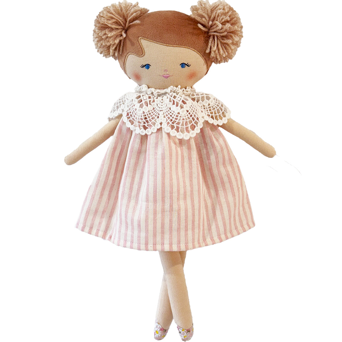 Aggie Doll 45cm Pink Stripe - JUNE