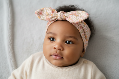 Adjustable Head Bow Blossom Lily Pink