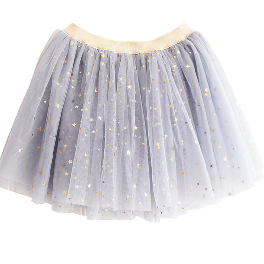 NEW! Dress Up Tutu Grey Gold