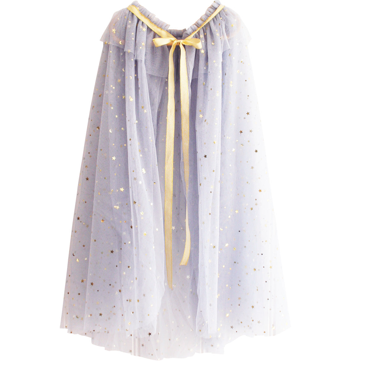 NEW! Dress Up Star Cape Grey Gold