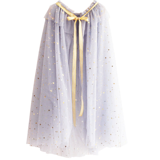 NEW! Dress Up Star Cape Grey Gold