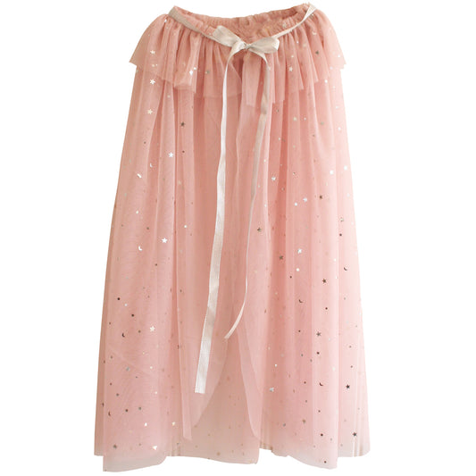 NEW! Dress Up Star Cape Pink Silver